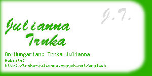 julianna trnka business card